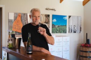 Yale Norris at The Islander Estate Vineyards Kangaroo Island cellar door